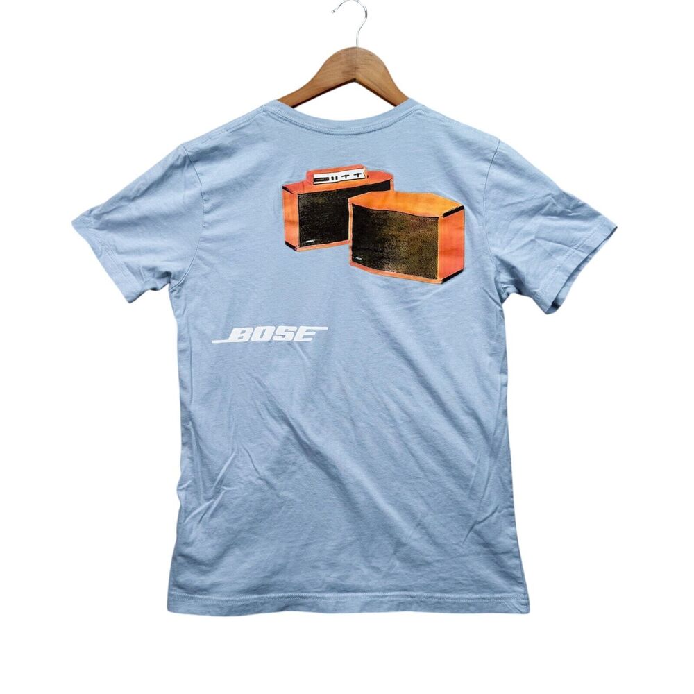 WILLY CHAVARRIA X Bose Speakers Collab T Shirt Blue RARE! Men's sz M